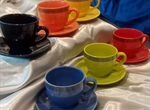 Чайный сервиз Lorain, разноцветные чашки, 250 мл