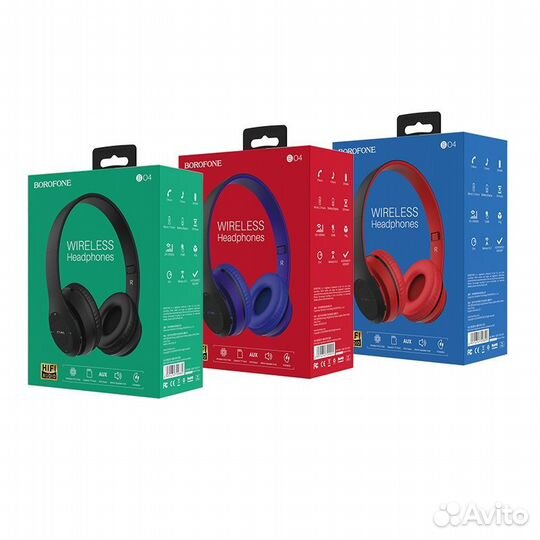 Наушники беспроводные Borofone во4 Charming rhyme