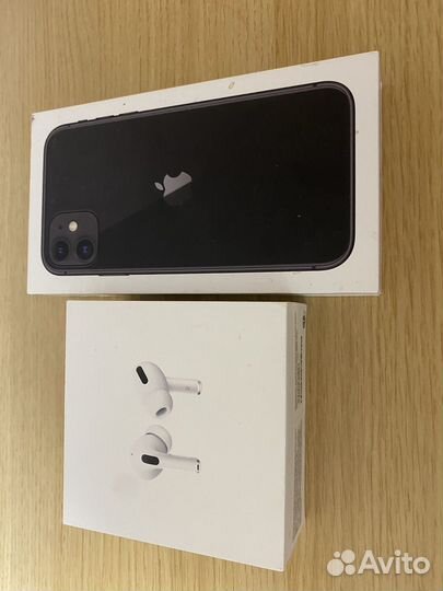 Коробки для iPhone 11/airpods pro