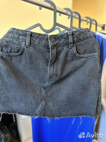 Юбка джинсовая zara mango pull&bear s m 42 44