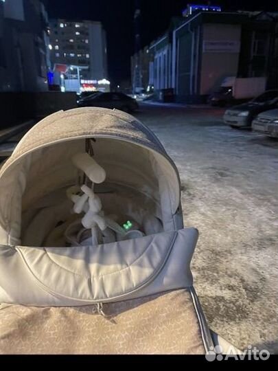 Коляска 2 в 1 adamex экокожа