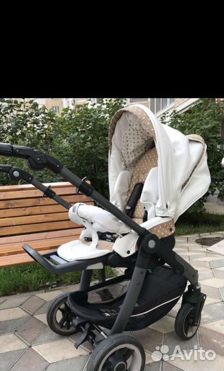 Коляска 2 в 1 эко кожа