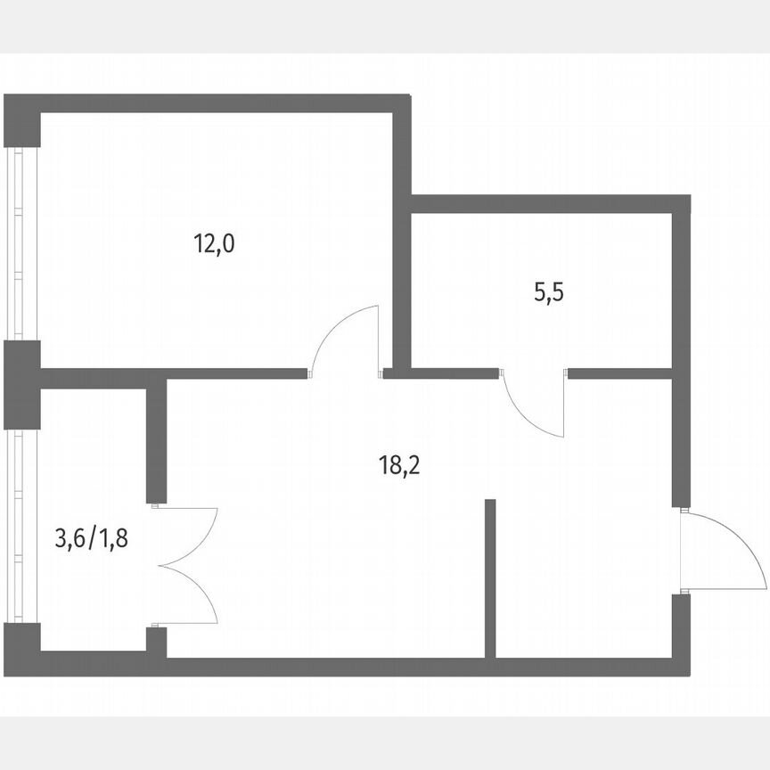 1-к. квартира, 37,9 м², 7/9 эт.