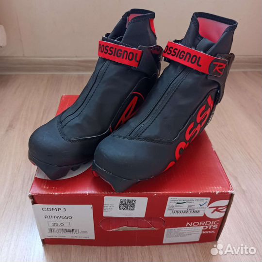Лыжные ботинки rossignol comp j 35 размер