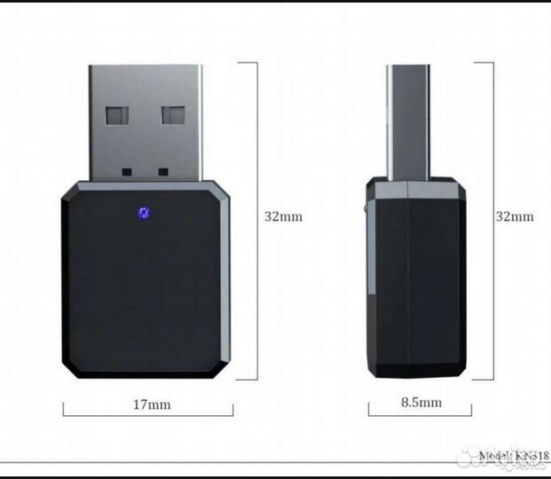 Bluetooth Aux USB адаптер (новый)
