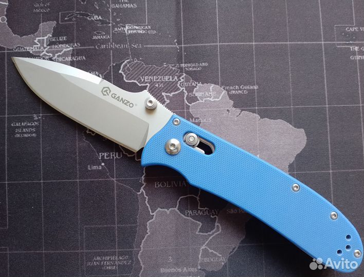 Складной нож Ganzo G704-BL