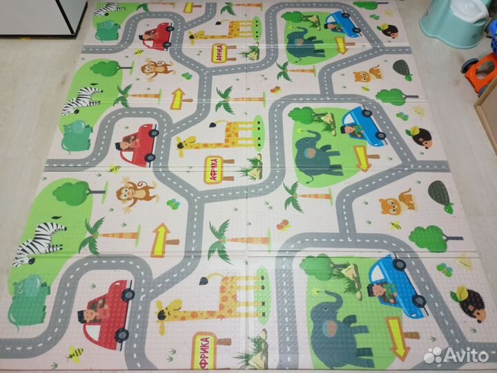 Детский игровой коврик складной