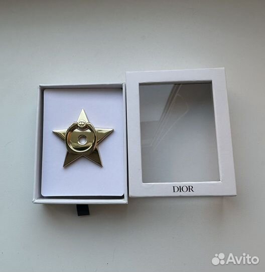 Dior кольцо держатель для телефона звезда