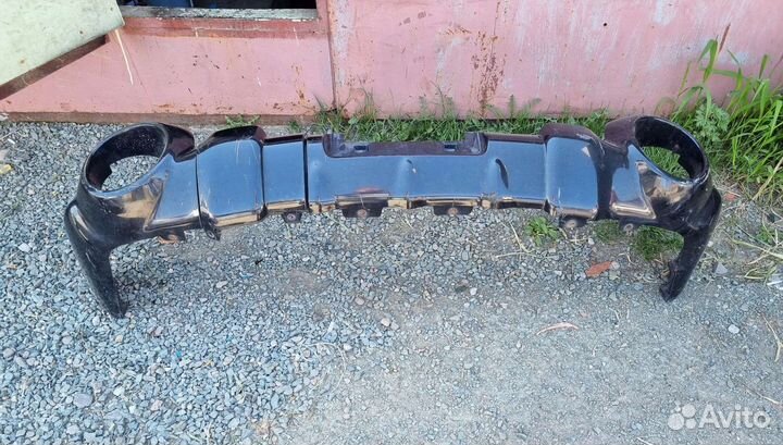 Губа на передний бампер