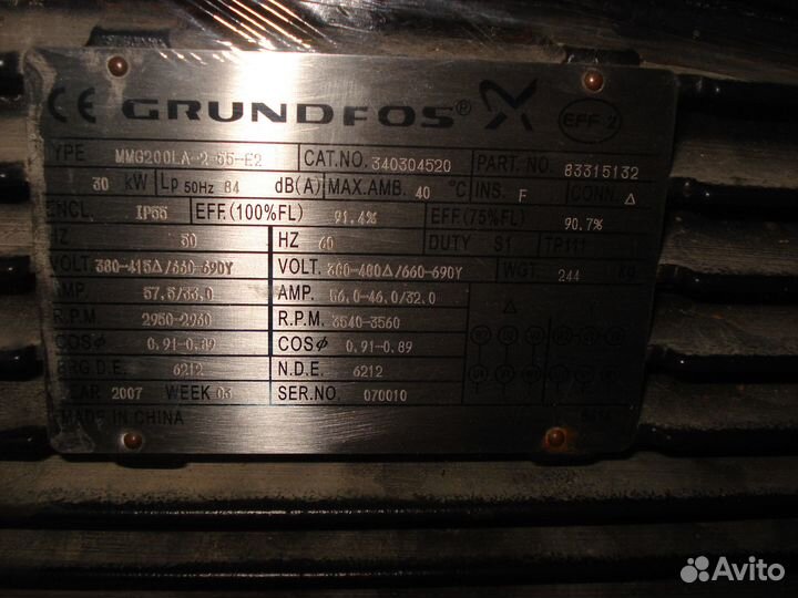 Насос Grundfos NK 80-200/188