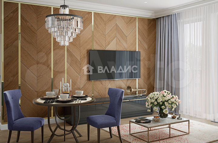 2-к. квартира, 105,6 м², 10/18 эт.