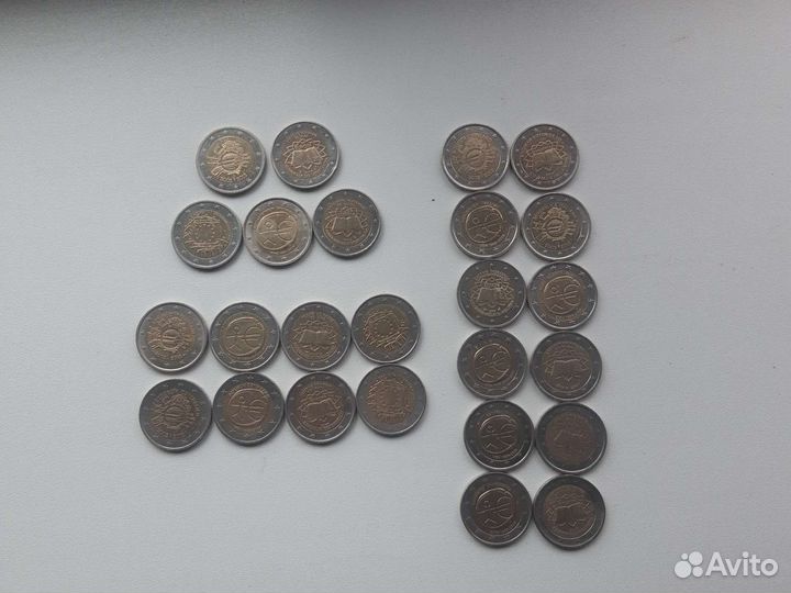 Монеты 2 евро юбилейные