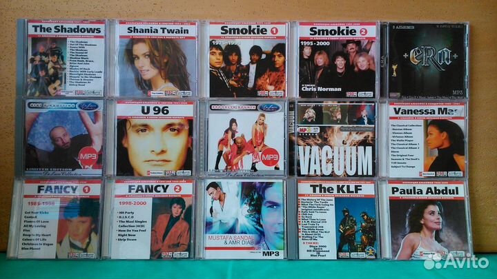 Зарубежная музыка в формате мп3 (MP3) на CD