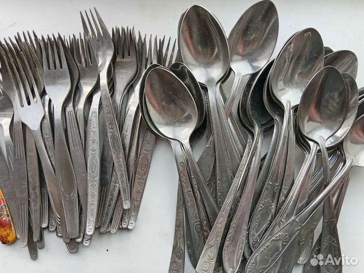 Вилки ложки титан нержавейка СССР