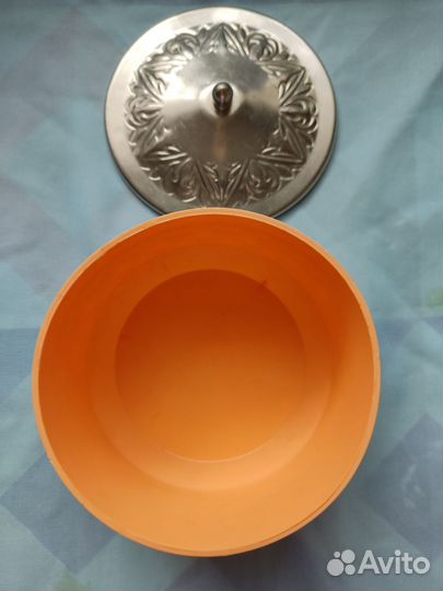 Сахарница винтажная СССР Мельхиор