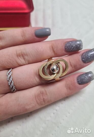 Золотое кольцо дизайнерское