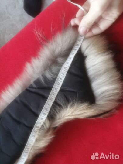 Меховой воротник енот