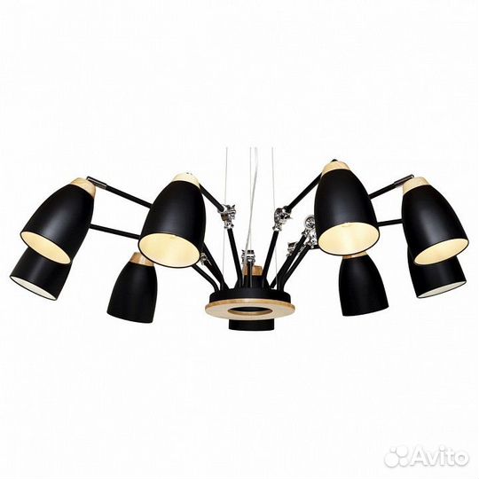 Подвесная люстра Loft it Watchman loft4402/9BL