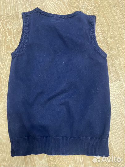 Жилетка синяя в школу