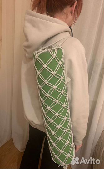 Сумка чехол макраме для йога коврика