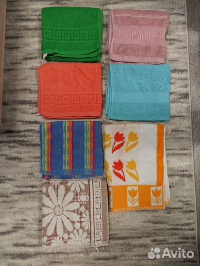 Полотенца махровые/вафельные. Новые и б/у