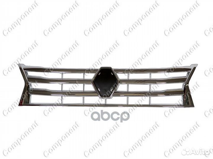 Решетка радиатора Renault Duster 10- хром Compo