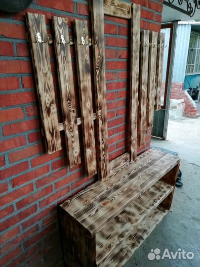 Вешалка с обувьницей