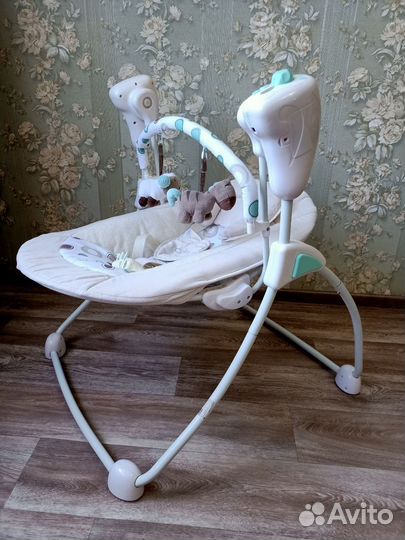 Детские электронные качели шезлонг