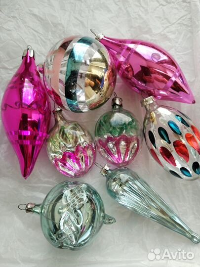 Игрушки ёлочные глинка и другие