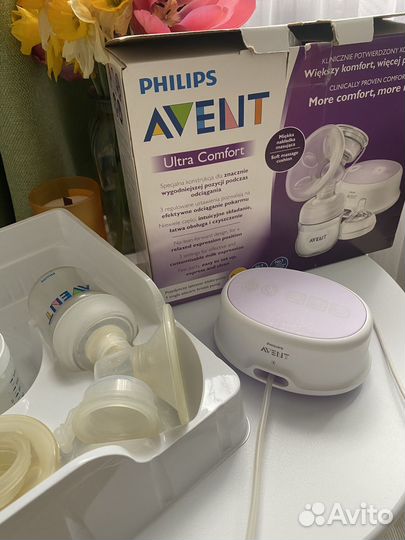 Молокоотсос avent электрический