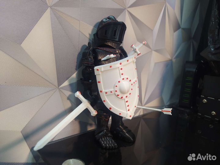 Подвижный скелет рыцарь. Новый, 3d печать