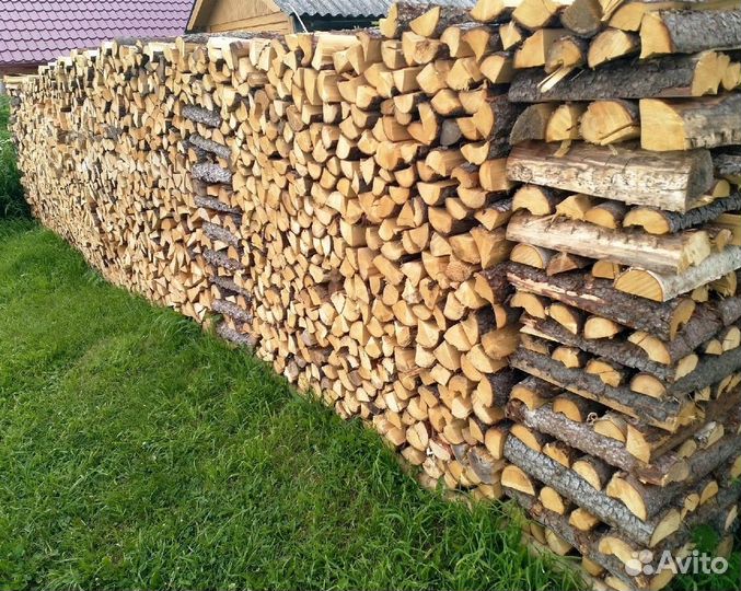 Дрова березовые колотые Самовывозом