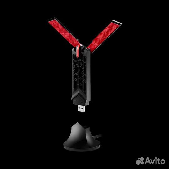 Wi-Fi адаптер asus USB-AC68, черный