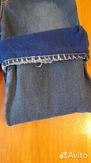 Джинсы на мальчика утепленные