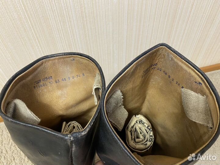 Сапоги офицерские хромовые 44