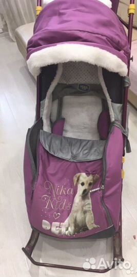 Коляска санки