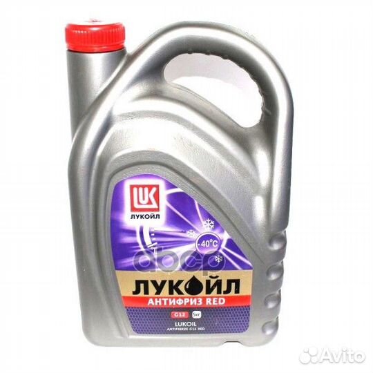 Антифриз G12 лукойл Red готовый 5кг 227391 lukoil