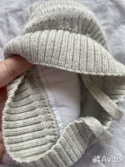 Шапка зимняя детская 6-12 мес