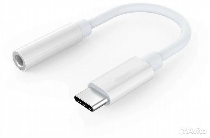 Переходник AUX Type-C на 3,5 мм Mini Jack наушники