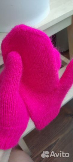 Варежки пушистые