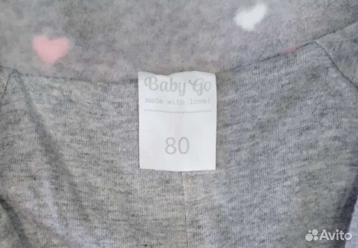 Флисовый комбинезон 80