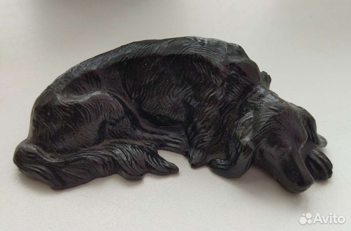 Статуэтка чугун Касли Лежащий Сеттер