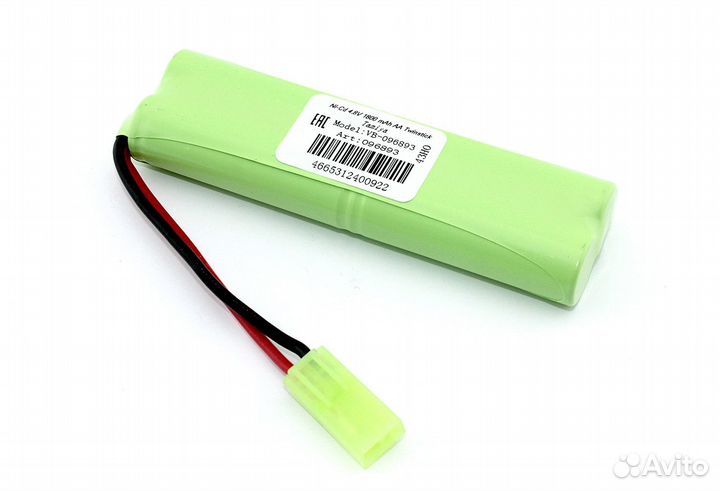 Аккумулятор Ni-Cd 4.8V 1800 mAh AA Twinstick Tamiy