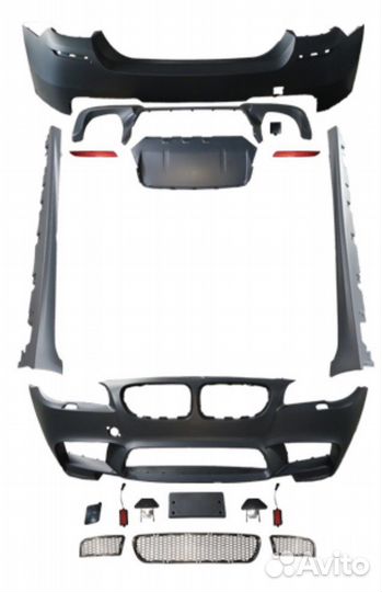 Обвес BMW M5 F10 m look бмв М5 Ф10 м лук полный