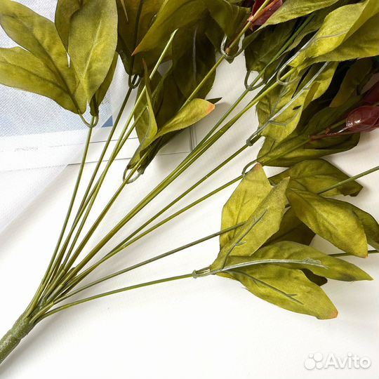 Пионы искусственные крупные, высота 50 см