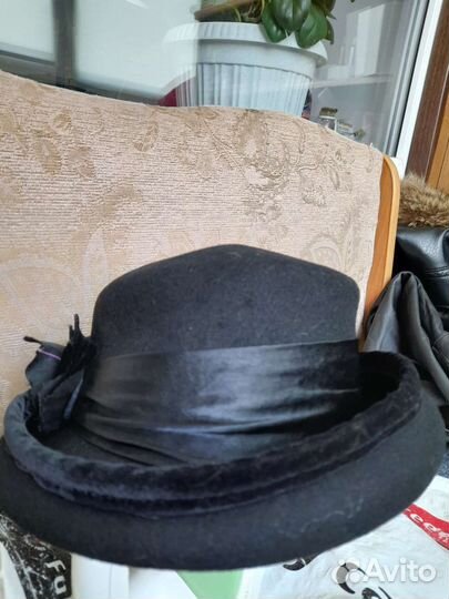 Жен шляпа фетр и кепка нат кожа