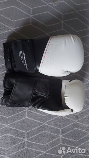 Боксерские перчатки decatlon outshock bg120 oz10