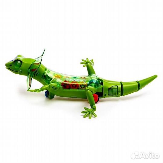 Ящерица «Шестеренки» работает от батареек, микс