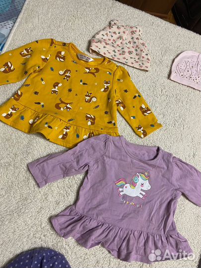 Вещи пакетом на девочку 68