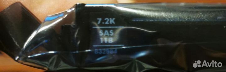 Новый жесткий диск hpe 1tb 7.2k sas 12g 2.5